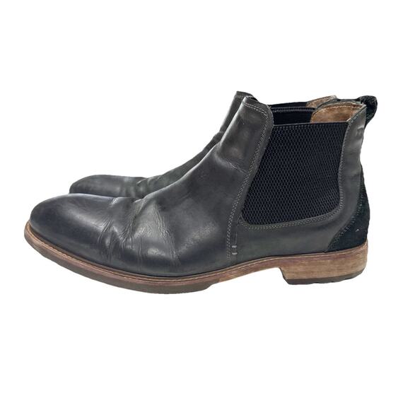 Florsheim Chalet Mens Size 13 Black Plain Toe Chelsea Boots Outdoors 11964-010 - Picture 3 of 8